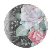 Rose für Wasserfarbenkarton Schneidebrett (Vorderseite)