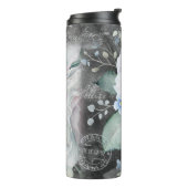 Rose für Wasserfarbenkarton Thermosbecher (Nach links gedreht)