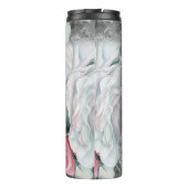 Rose für Wasserfarbenkarton Thermosbecher (Rückseite)