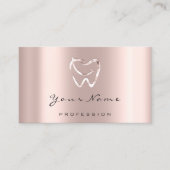 Rose für Zahnklinik-Zahnärzte - Logo Terminkarte (Vorderseite)