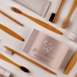 Rose für Zahnklinik-Zahnärzte - Logo Terminkarte