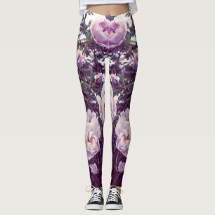 Rose für Zweigniederlassungen Leggings
