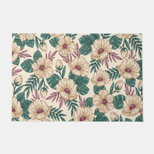 Rose Fußmatte (Vorderseite)