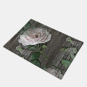Rose Fußmatte (Schrägansicht)