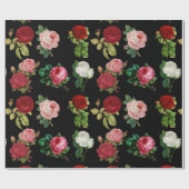 Rose Galerierpapier Geschenkpapier (Flach)