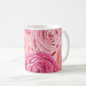 Rose Galore: Schönes, nahtloses Muster. Kaffeetasse (VorderseiteRechts)