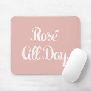 Rosé Ganztagsrosa Mousepad