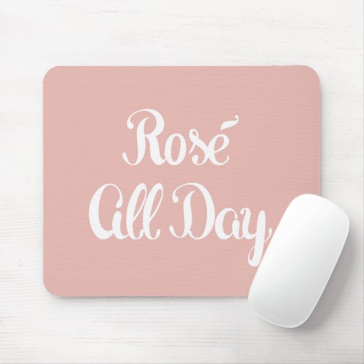 Rosé Ganztagsrosa Mousepad (Mit Mouse)