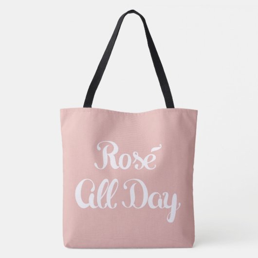 Rosé Ganztagsrosa Tasche (Rückseite)