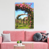 Rose Garden Arches of Elizabeth Park Canvas Print Leinwanddruck (Insitu (Wohnzimmer))