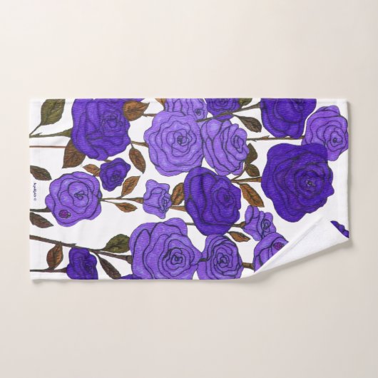 Rose Garden Badhandtuch Set (Handtuch)