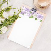 Rosé Garden | Blank Brautparty Game Sheet Flyer