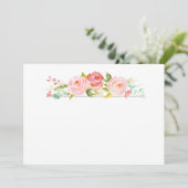 Rose Garden Blank Card (Stehend Vorderseite)