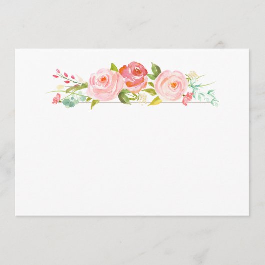 Rose Garden Blank Card (Vorderseite)