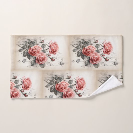 Rose Garden Bliss Badetuch" Handtuch (Handtuch)
