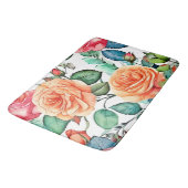 Rose Garden Bloom Design Badematte (Schrägansicht)
