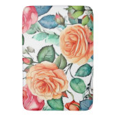 Rose Garden Bloom Design Badematte (Vorderseite Vertikal)