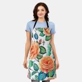 Rose Garden Bloom Design Schürze (Getragen)