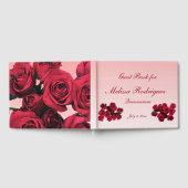Rose Garden Blume Quinceanera Gästebuch (Voll)