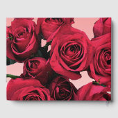 Rose Garden Blume Quinceanera Gästebuch (Rückseite)