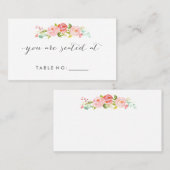 Rose Garden Blumen Platzkarten doppelseitig (Vorne/Hinten)