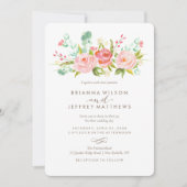 Rose Garden Blumenzwiebeleinladung Einladung (Vorderseite)