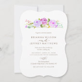 Rose Garden Blumenzwiebeleinladung Einladung (Vorderseite)