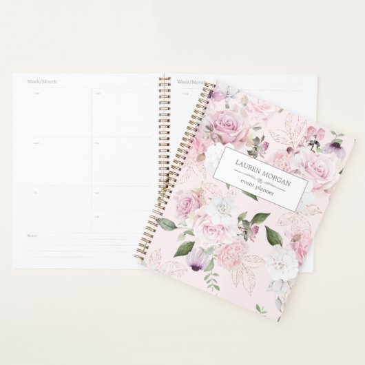 Rose Garden Blush | Personalisierter Planer (Anzeige)