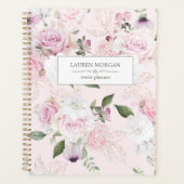 Rose Garden Blush | Personalisierter Planer (Vorderseite)