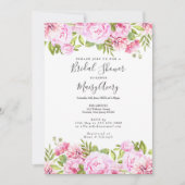 Rose Garden Brautparty Einladung (Vorderseite)