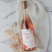 Rosé Garden Brautparty Weinetikett