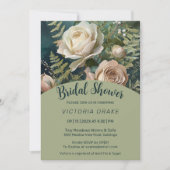 Rose Garden Bridal Dusche Einladung (Vorderseite)