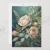 Rose Garden Bridal Dusche Einladung (Rückseite)