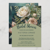 Rose Garden Bridal Dusche Einladung (Vorne/Hinten)