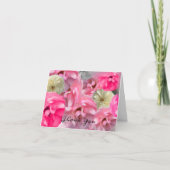 Rose Garden Danke Karte (Vorderseite)