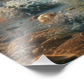 Rose Garden Desert Unicorn Fotodruck (Ecke)