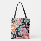 Rose Garden Design Tasche (Rückseite)