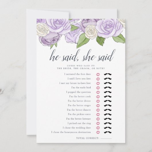 Rosé Garden Doppelseitiges Brautparty Einladung (Vorderseite)