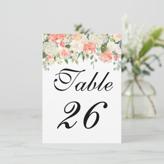 Rose Garden Einladung (Stehend Vorderseite)