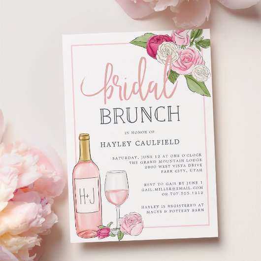 Rosé Garden | Einladung von Bridal Brunch