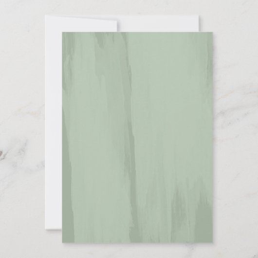 Rose Garden elegante blumengeschmückte Hochzeit Ei Einladung (Rückseite)