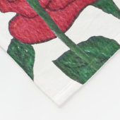 Rose Garden Fleecedecke (Ecke)