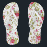 Rose Garden Flip Flops Badesandalen<br><div class="desc">Seien Sie für den Frühling und den Sommer mit hübschen Rosen und Rosen für Ihre Zehen bereit! (Ja,  das haben wir tatsächlich eingegeben!) :) Toll für Mädchen oder Frauen,  klein bis groß - siehe Dropdown-Liste. Wählen Sie Ihre Lieblingsbandbreite und -farbe aus.</div>