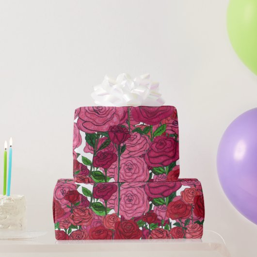 Rose Garden Geschenkpapier (Partygeschenke)
