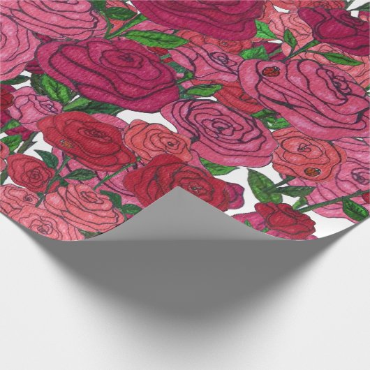 Rose Garden Geschenkpapier (Ecke)