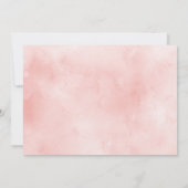 Rose Garden Girl Taufe Foto Dankeskarte (Rückseite)