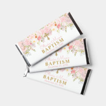 Rose Garden Girl Taufen Chocolate Candy Wrapper