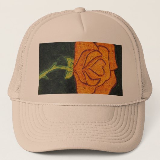 Rose Garden Hat Truckerkappe (Vorderseite)