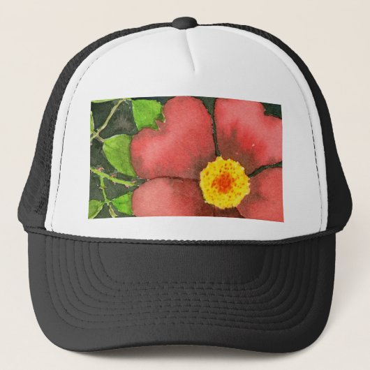 Rose Garden Hat Truckerkappe (Vorderseite)