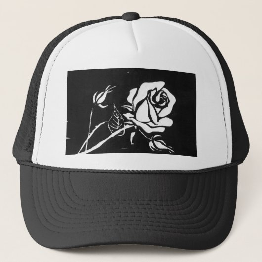 Rose Garden Hat Truckerkappe (Vorderseite)